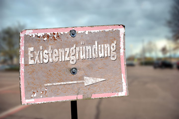 Schild 203 - Existenzgründung