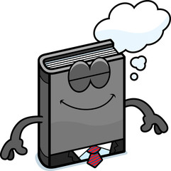 Cartoon Business Book Dreaming