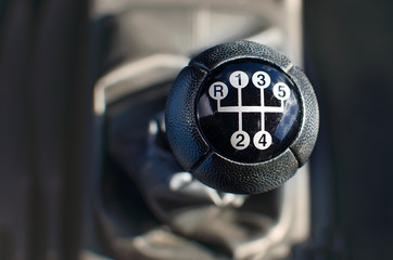 Five speed gear stick