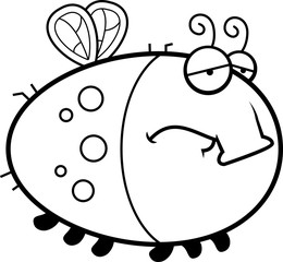 Sad Cartoon Fly