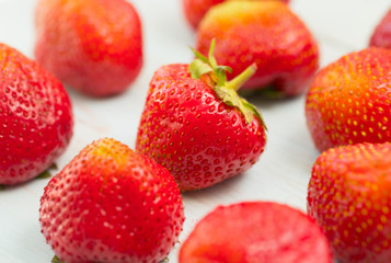 Fresh ripe strawberry