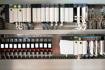 The PLC Computer,PLC programable logic controler for control device or process by scada system.