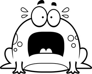 Scared Little Frog