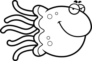 Sly Cartoon Jellyfish