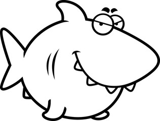 Sly Cartoon Shark