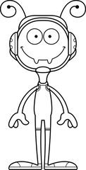 Cartoon Smiling Wrestler Ant