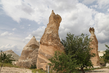 Rock Formations in Pasabag Monks Valley, Cappadocia