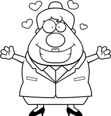 Business Woman Hug