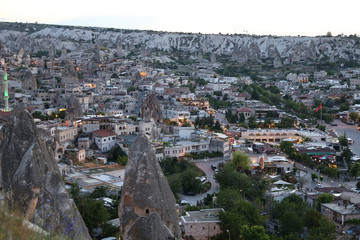 Goreme Town in Cappadocia