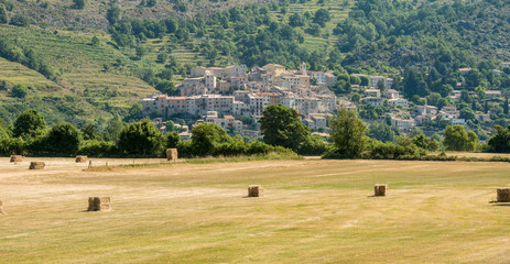 Scenic old hilltop village in Provence region of France