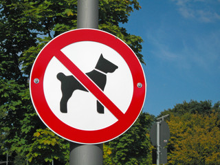 schild hundeverbot