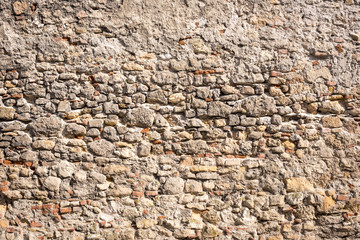 Alte Steinmauer als Hintergrund