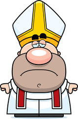 Sad Cartoon Pope