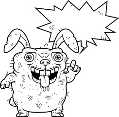 Ugly Bunny Talking