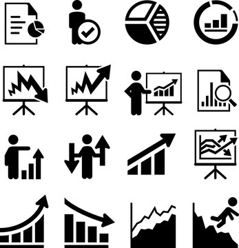 Business Trends Icons - Black Series