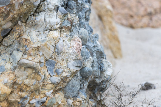 Puddingstone outcrop