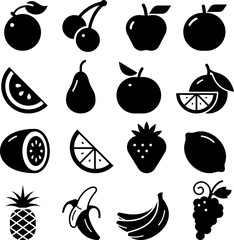 Fruit Icons - Black Series - 164390020
