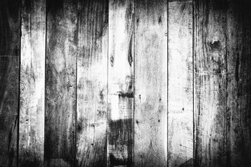 Grunge Black And White wooden Texture Template.  Vintage Effect concept.