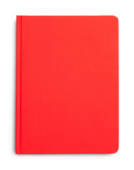 Book Red Closed Top View