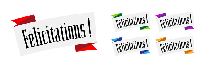 Félicitations !