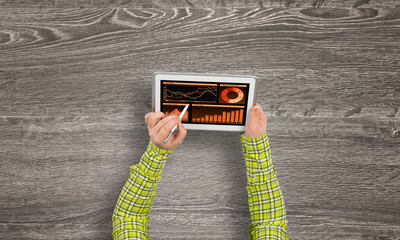 Using financial application