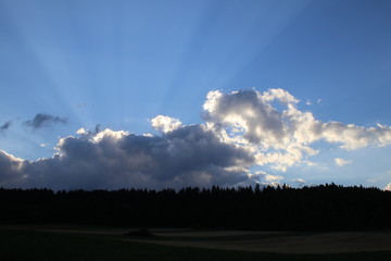 Himmel über dem Schwabenland