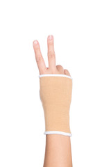 Elastic Bandage isolated on white background