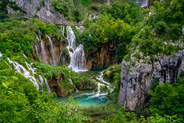 Naklejka na ściany i meble Croatia - Plitvice Lakes
