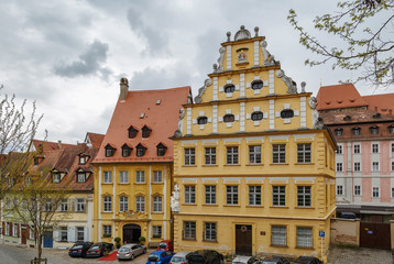 Fototapeta na wymiar Street in Bamberg, Germany