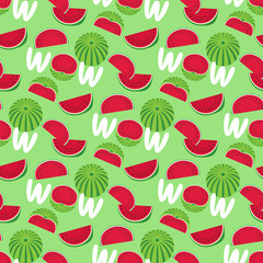 Summer seamless pattern