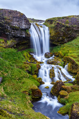 Obraz premium Beautiful waterfall in Iceland