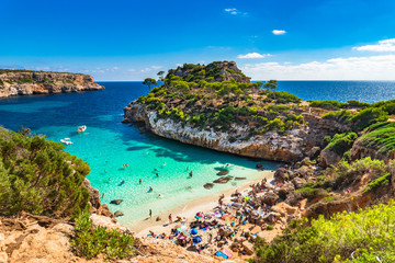 Mallorca Strand Urlaub Spanien Mittelmeer Landschaft Bucht Calo des Moro