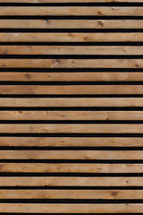 Obraz premium Horizontal background of wooden boards varnished