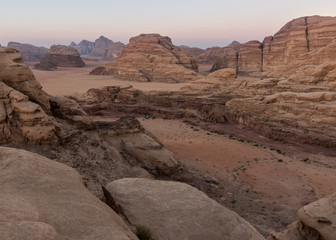 Wadi Rum desert scene