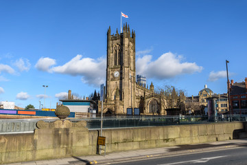 Fototapeta premium Manchester Cathedral England UK