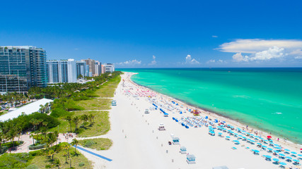 Fototapeta premium Miami Beach, South Beach na Florydzie. USA.