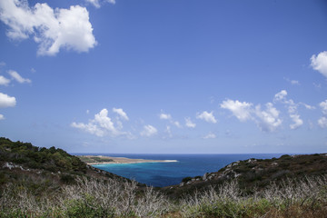 Panorama della costa del Salento nelle vicinanze di Otranto