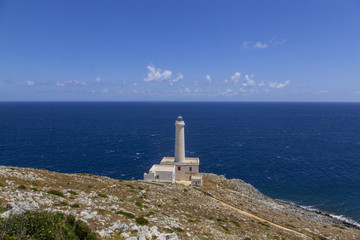 Otranto, faro della Palascia lungo la costa del Salento