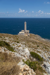 Fototapeta na wymiar Otranto, faro della Palascia lungo la costa del Salento