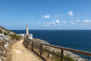Otranto, faro della Palascia lungo la costa del Salento