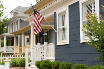 old glory in historic Annapolis, MD