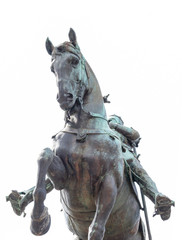 Close up, Black Prince statue, Leeds