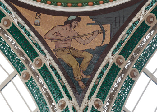 Mosaic Detail, Grand Arcade, Leeds
