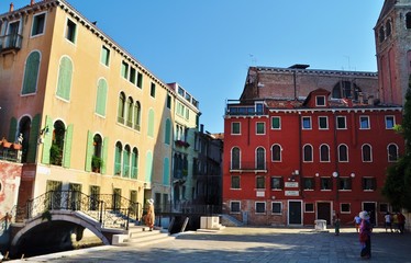 Fototapeta na wymiar Old town of Venice, Italy