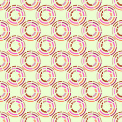 Vector illustration of seamless pattern shape
