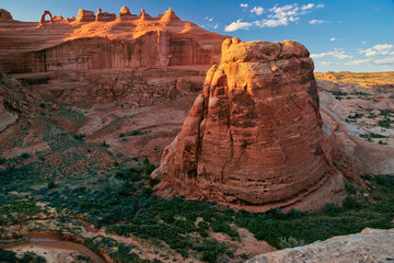 rock formations in Arches National Park