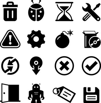 Software Icons - Black Series