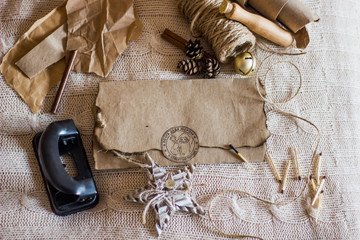 vintage cristmas letter