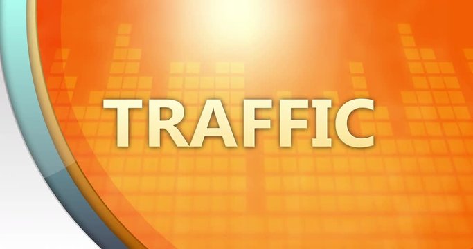 Generic Local News interface for TV Screens - Traffic