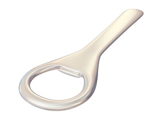 Fototapeta premium ビール瓶を開ける時に使う栓抜き(オープナー)の3Dレンダリング画像